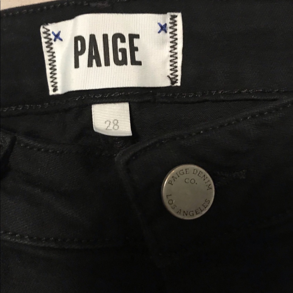 Black Paige Jeans Verdugo Ultra Skinny size  28